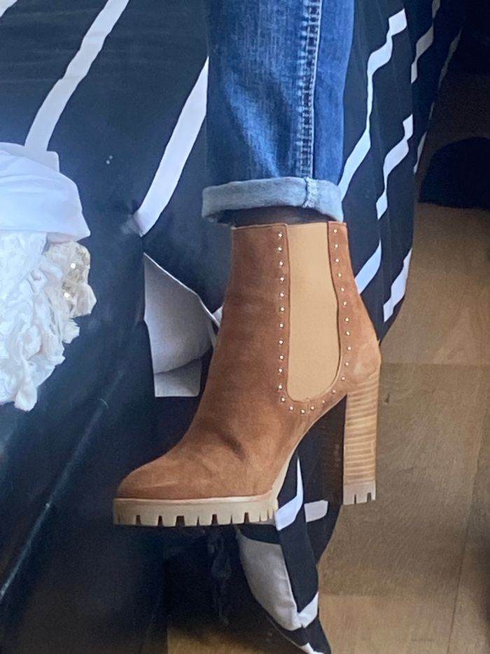 Bottines daim camel The Kooples - photo numéro 6