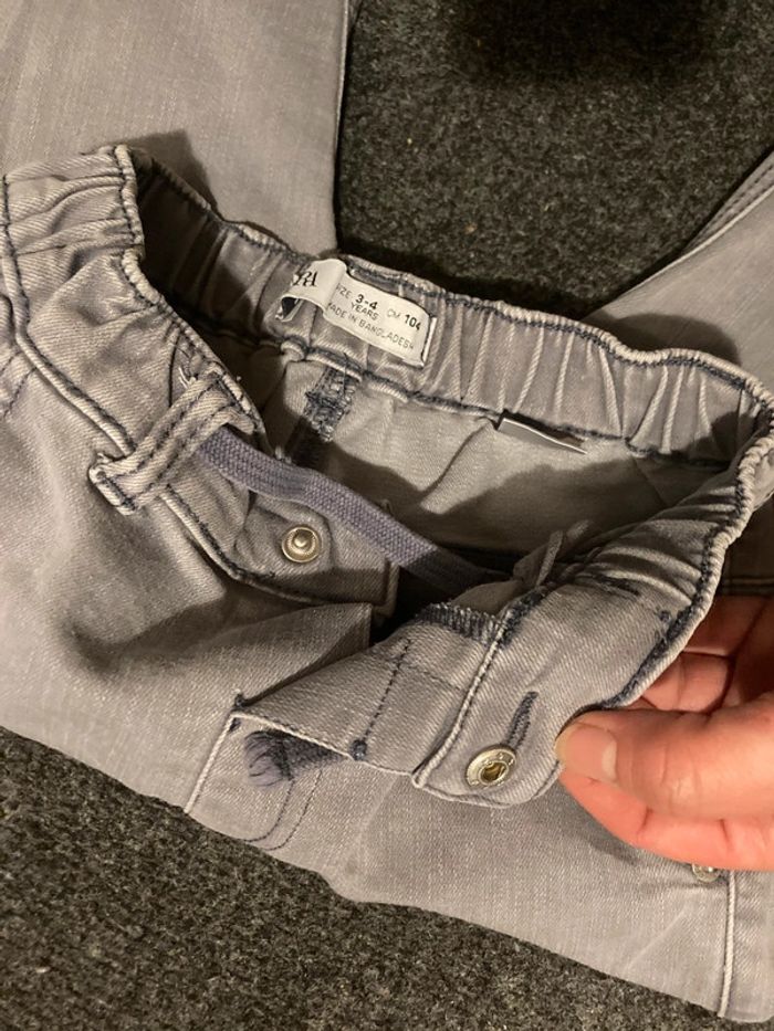 Pantalon gris Zara - Enfant 3-4 ans (104 cm) - photo numéro 6