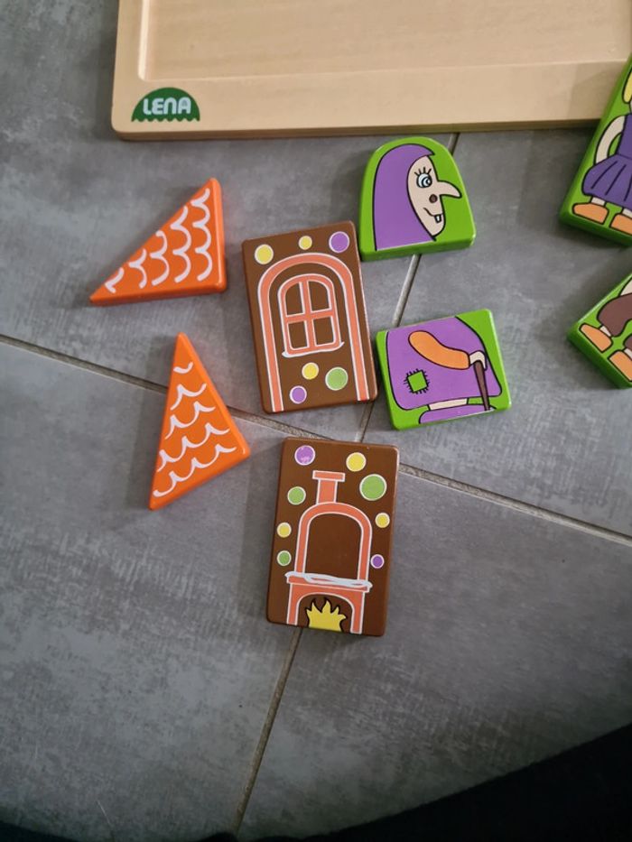 Joli puzzle en bois coloré - photo numéro 4