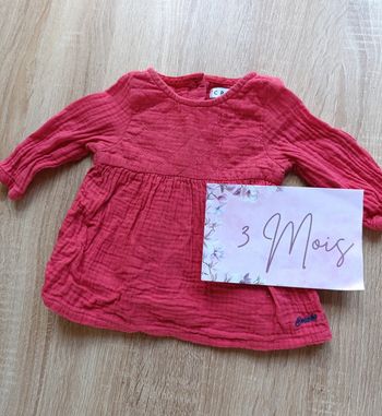 Robe manche longue 3mois