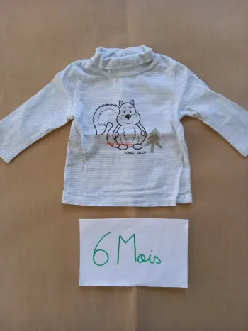 T-shirt ML 6 mois (68cm)