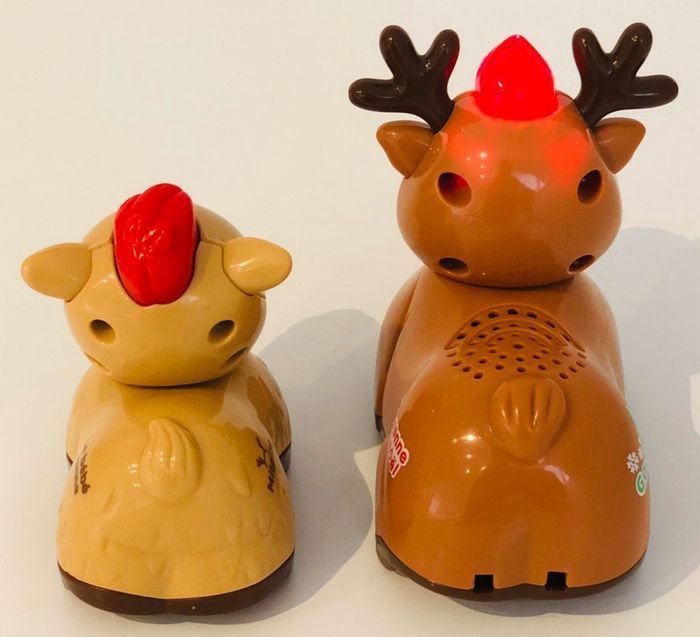 Vtech Tut Tut Animo duo papa bébé caramel le renne du Père Noël et mitaine animal parlant musical interactif calendrier de l’avent maman super maxi zoo ferme jungle animaux bolides voiture copains lot SOP77 - photo numéro 3
