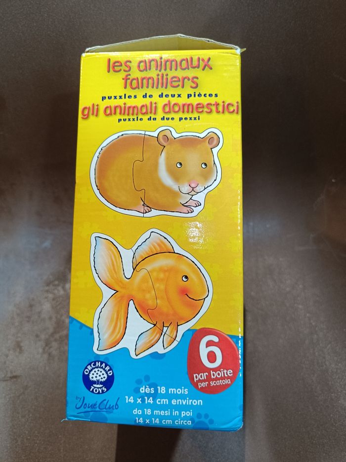 Puzzles.        6 animaux familiers   (dès 18 mois) - photo numéro 3