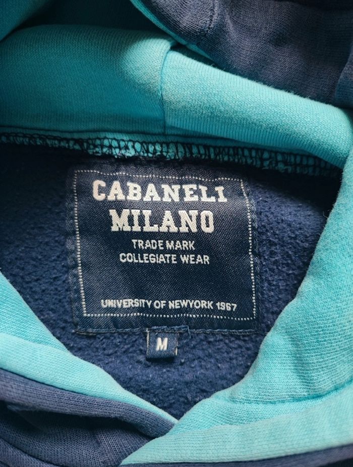 Sweat à capuche bleu marine taille M Cabaneli - photo numéro 7