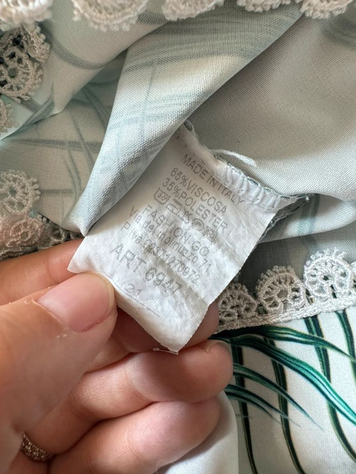 Combi-short imprimé feuilles - photo numéro 3