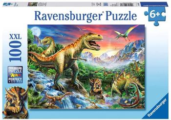 Puzzle Au Temps des Dinosaures 100 Pièces XXL Ravensburger 106653