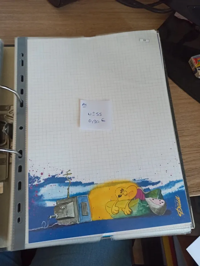 Feuille Diddl A4 55 0,90€