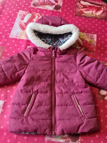 Manteau sergent major 12 mois réversible