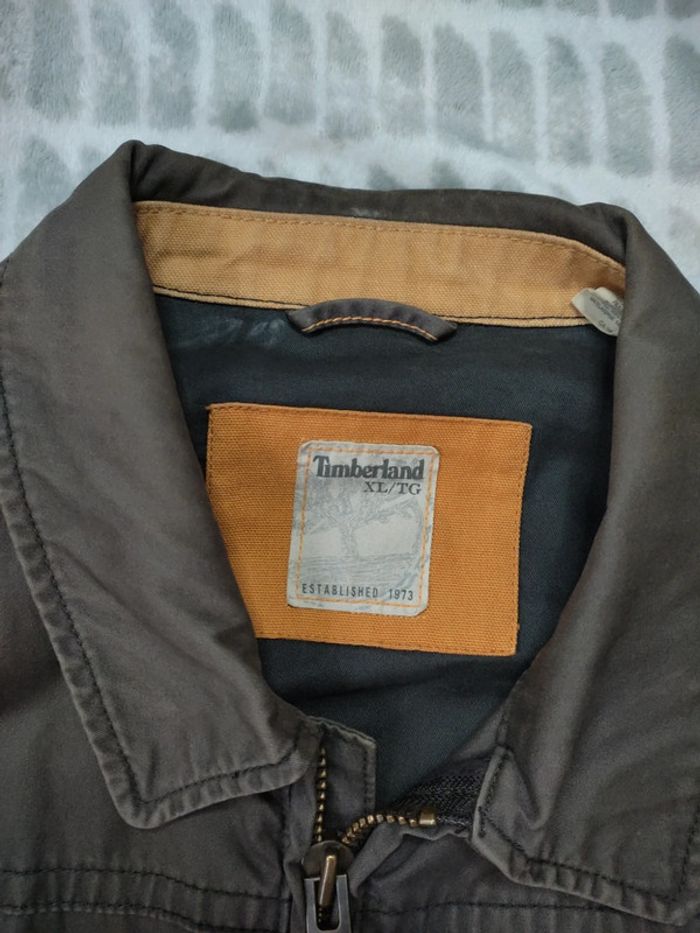 Veste marron kaki épaisse poches Timberland taille Xl 42 - photo numéro 4