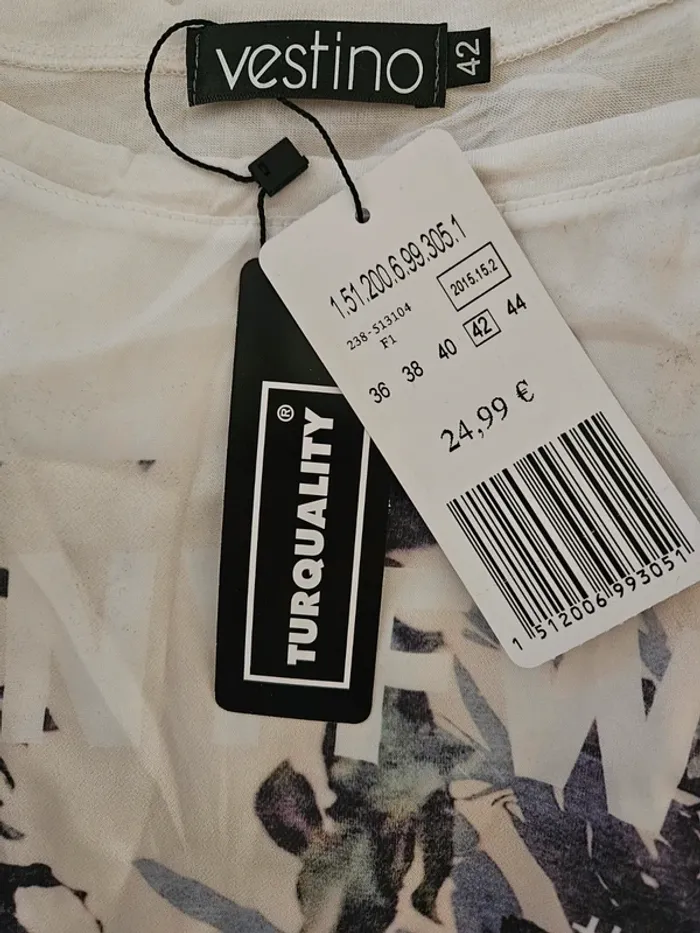 Blouse tunique sans manches Vestino Taille 42 Neuf - photo numéro 4
