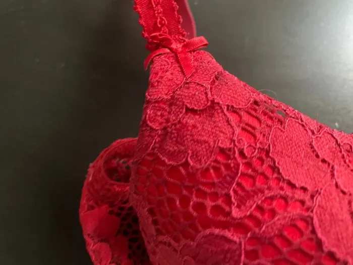 Soutien gorge push up rouge Rouge Gorge - photo numéro 4