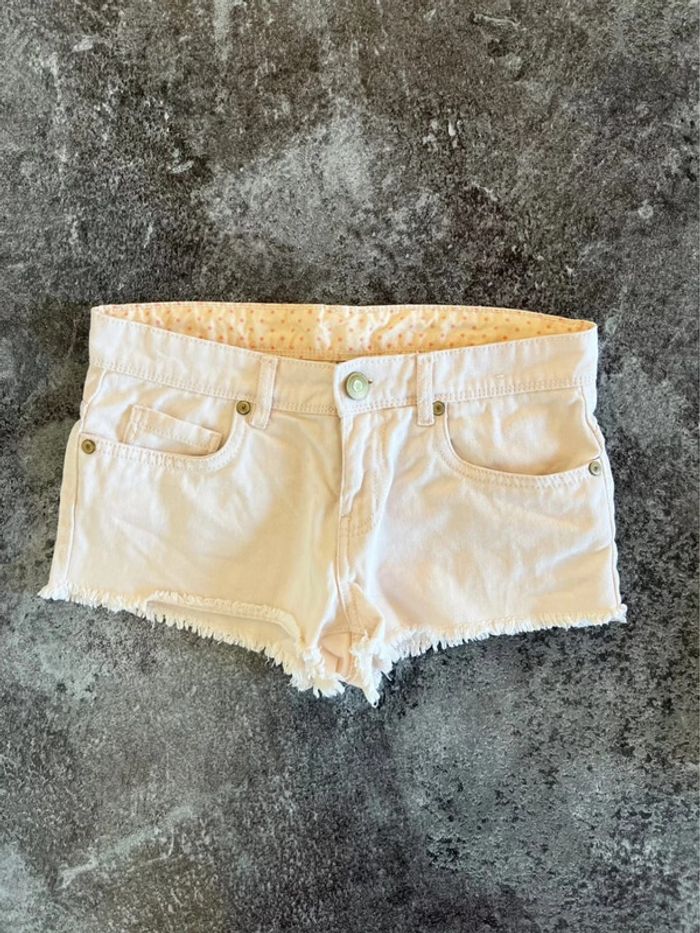 Short crème femme Demin co taille XS Short crema mujer Shorts crema donna Creme Shorts Damen