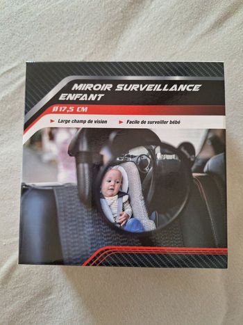 Miroir/rétroviseur pour voir bébé dans la voiture