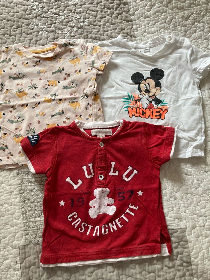 Lot vêtements garçon été 12mois - photo numéro 3