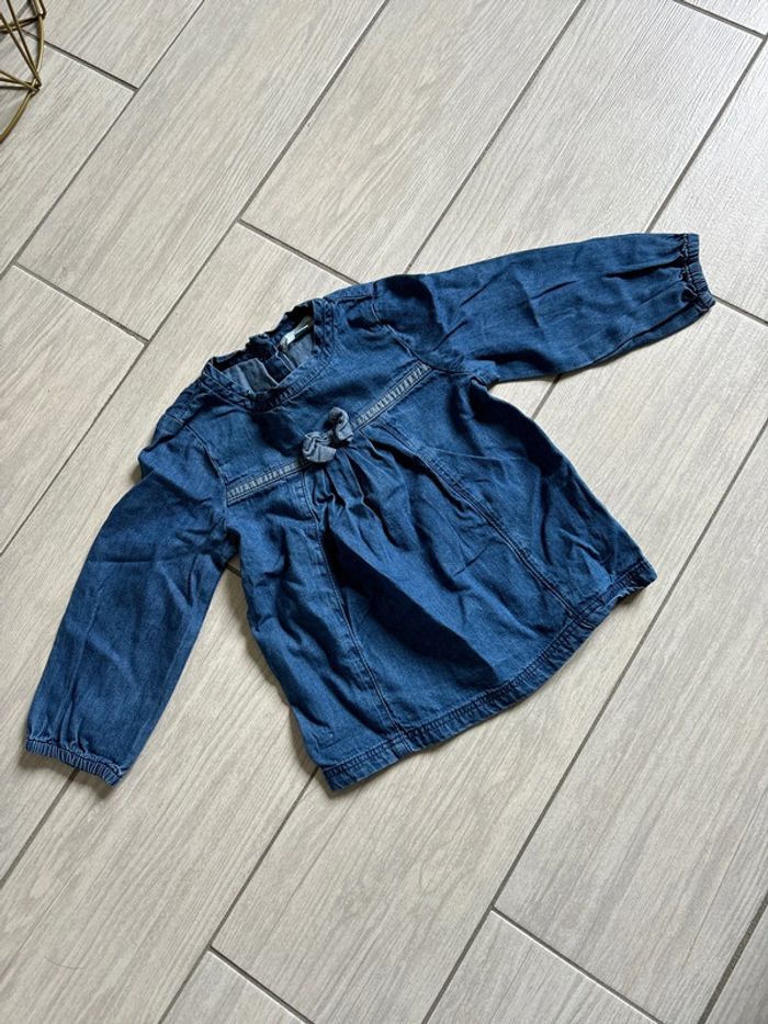 Chemise en jean fille