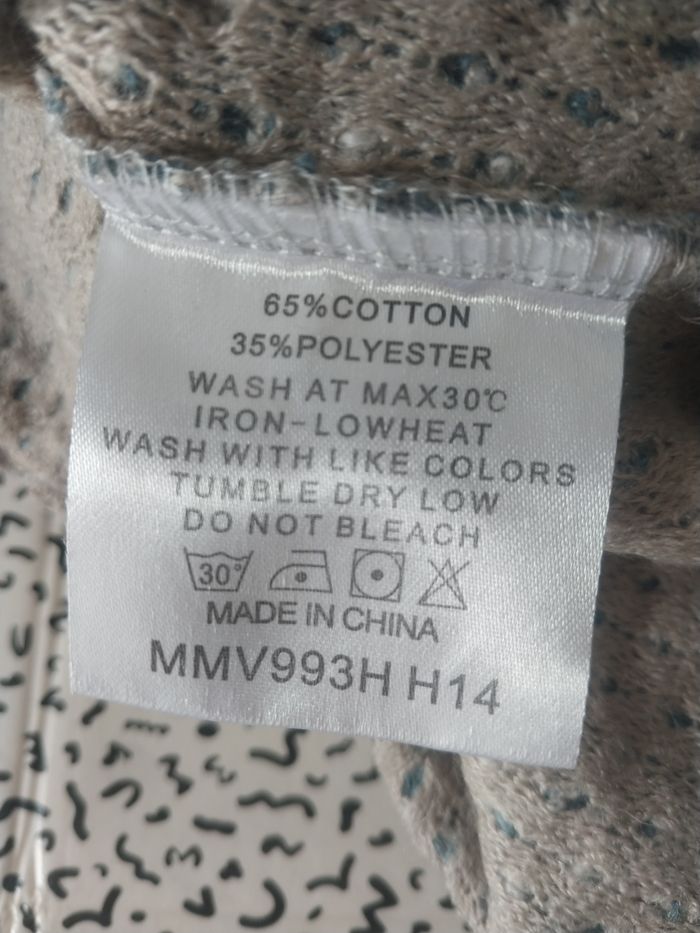 Pull Mini Molly 12/14 ans – Motif pied-de-poule bleu-gris - photo numéro 6