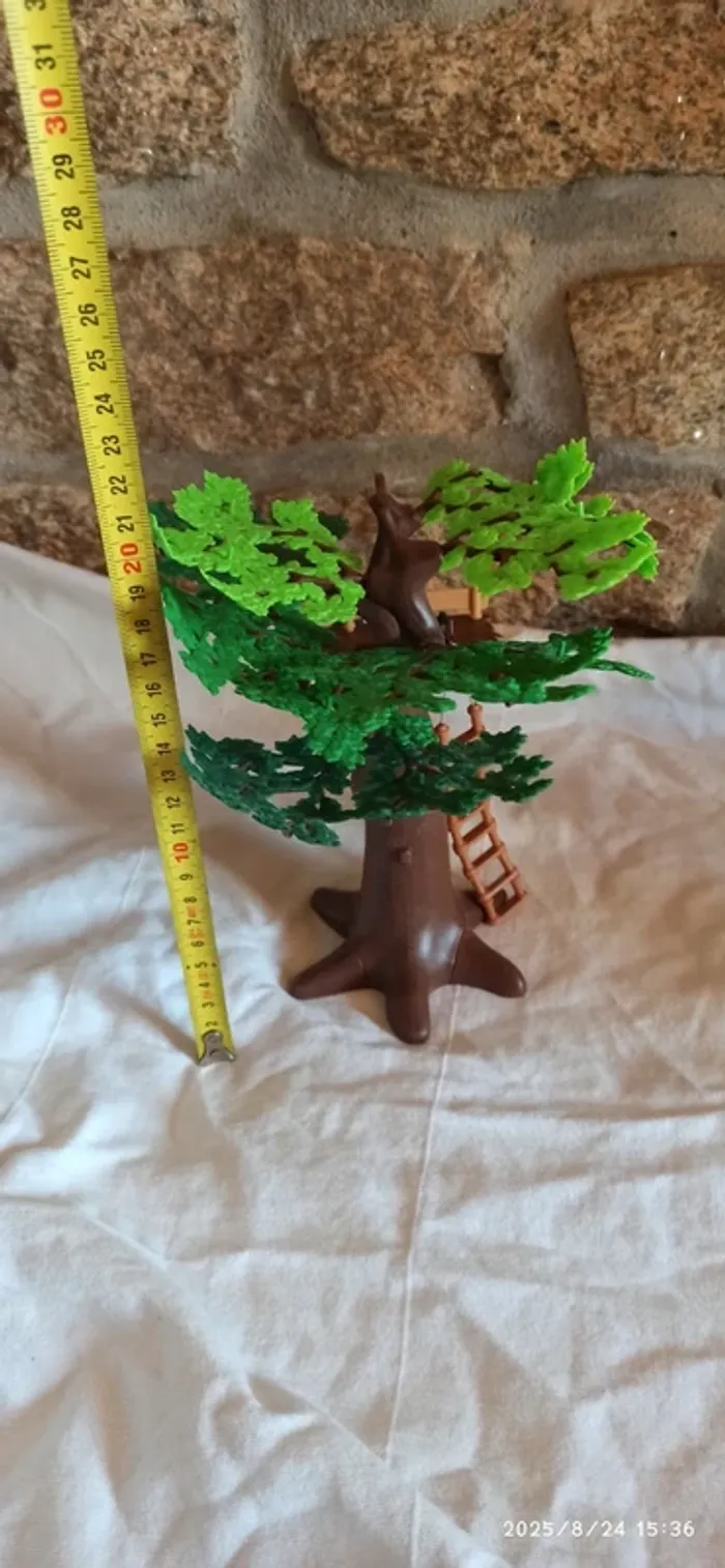 Arbre grand chêne avec plate-forme et échelle playmobil - photo numéro 4