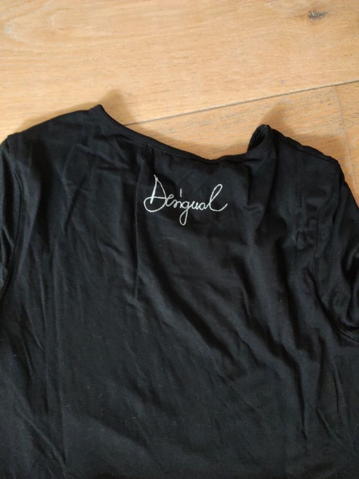 t-shirt fin Desigual dentelle - photo numéro 5
