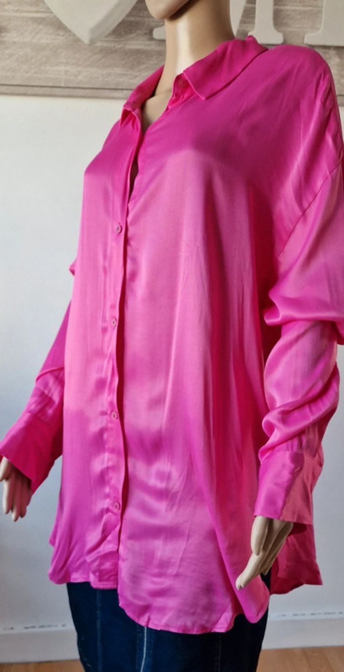 Longue chemise Bershka femme xl - photo numéro 3