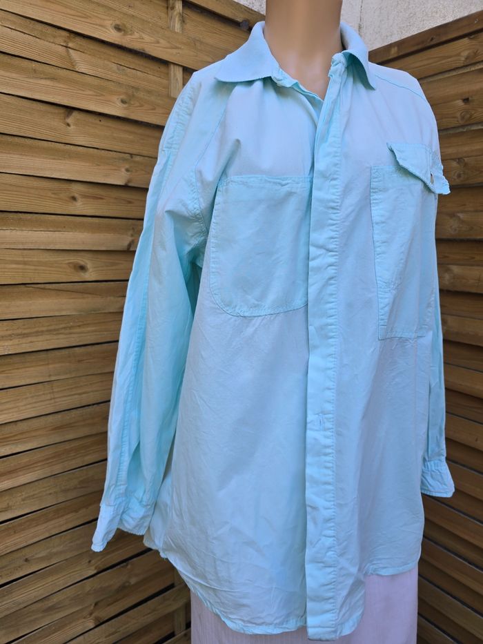 Chemise oversize mixte 🍒vintage 80 Made in France 🍒taille jusqu'au 44 - photo numéro 4