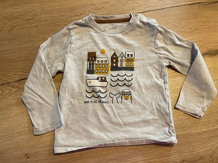 Lot 2 T-shirts manches longues 3 ans - photo numéro 2