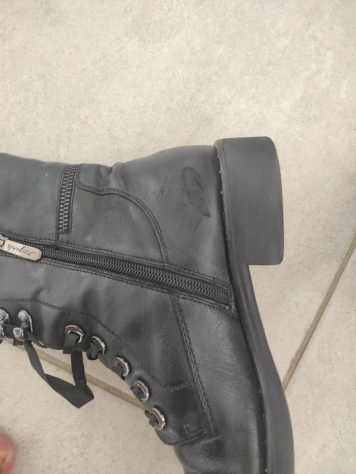 Bottines en cuir regarde le ciel 40 - photo numéro 5