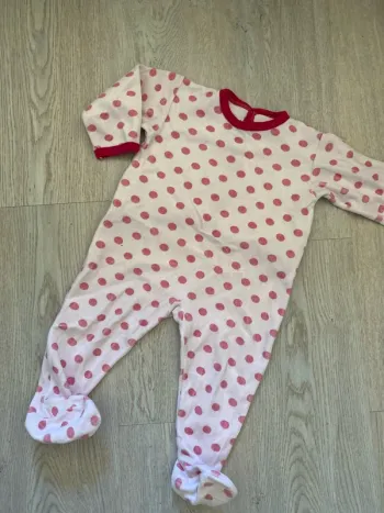 Pyjama en velours Petit Bateau taille 18 mois