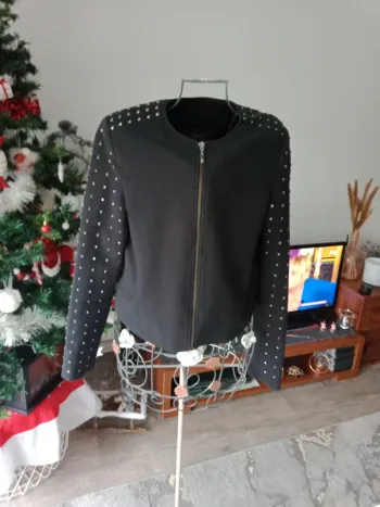 Veste noir Mango