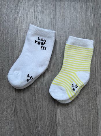 Lot 2 paires de chaussettes chaudes 19/22