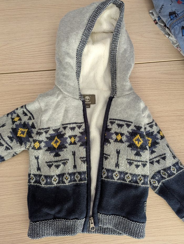 Veste polaire Timberland taille 3 ans - photo numéro 2