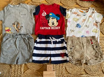 Lot été six mois 3 ensembles Disney et timberlands