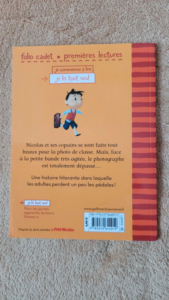 Le petit Nicolas, la photo de classe, premières lectures, niveau 2 - photo numéro 2