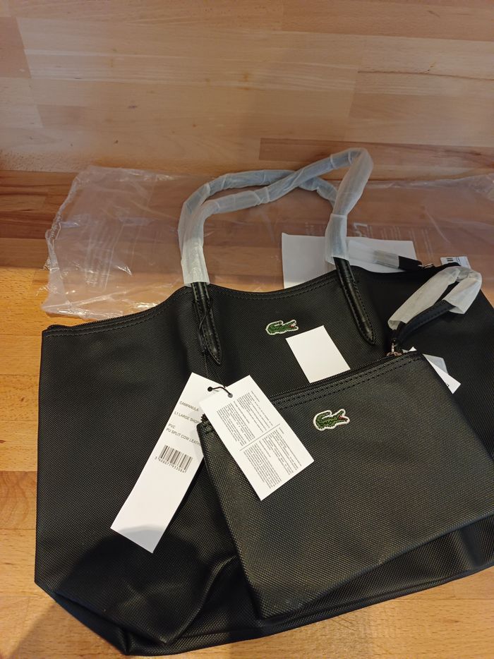 Sac lacoste+porte feuille - photo numéro 5