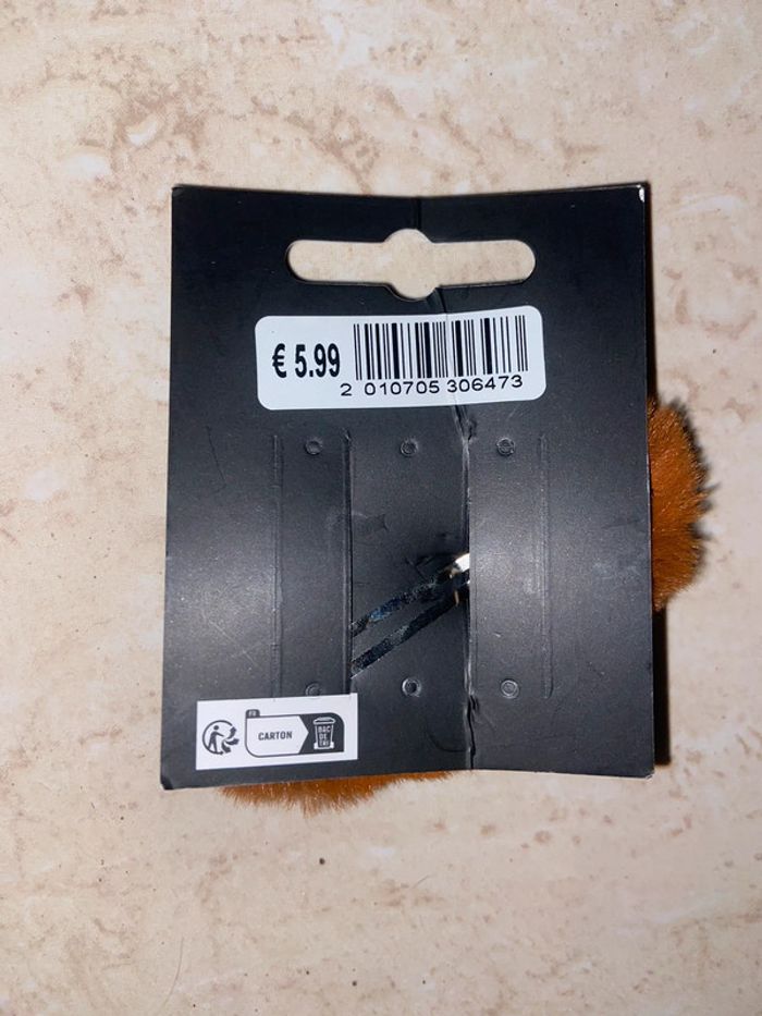 Barette Fausse fourure camel - photo numéro 3