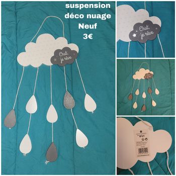 Suspension déco nuge pluie