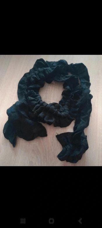 Écharpe longue noir