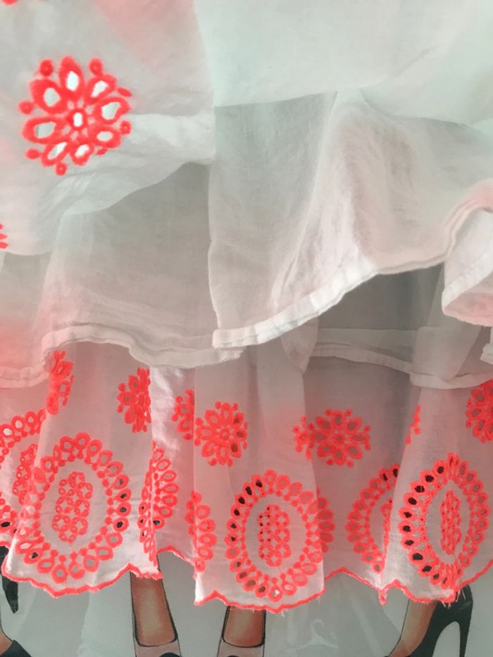 Jupe coton broderies anglaise 38 - photo numéro 6