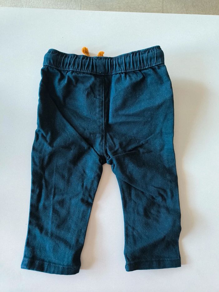 Pantalon 3 mois bleu marine - photo numéro 2