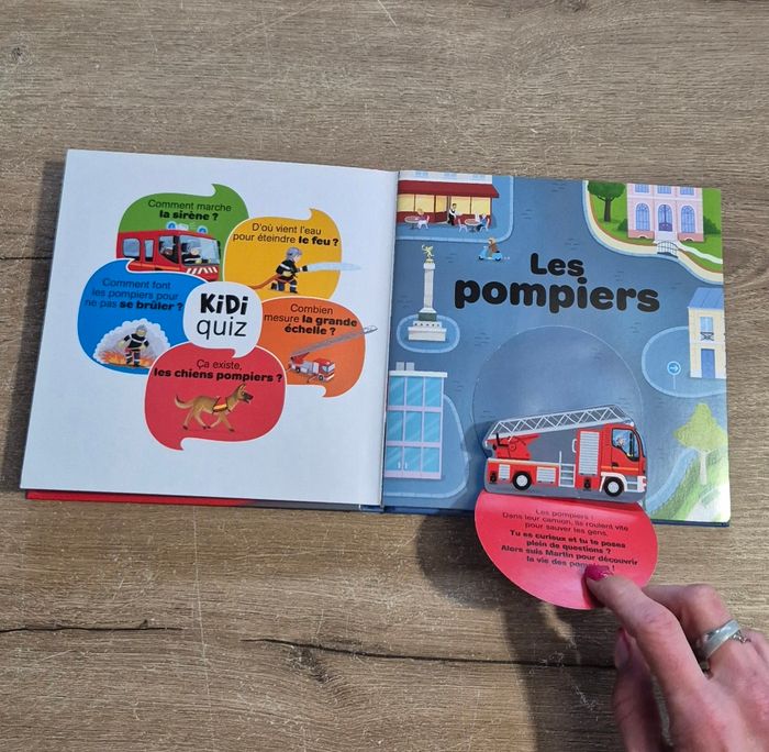 Livre Kididoc : Les pompiers 🚒 - photo numéro 2