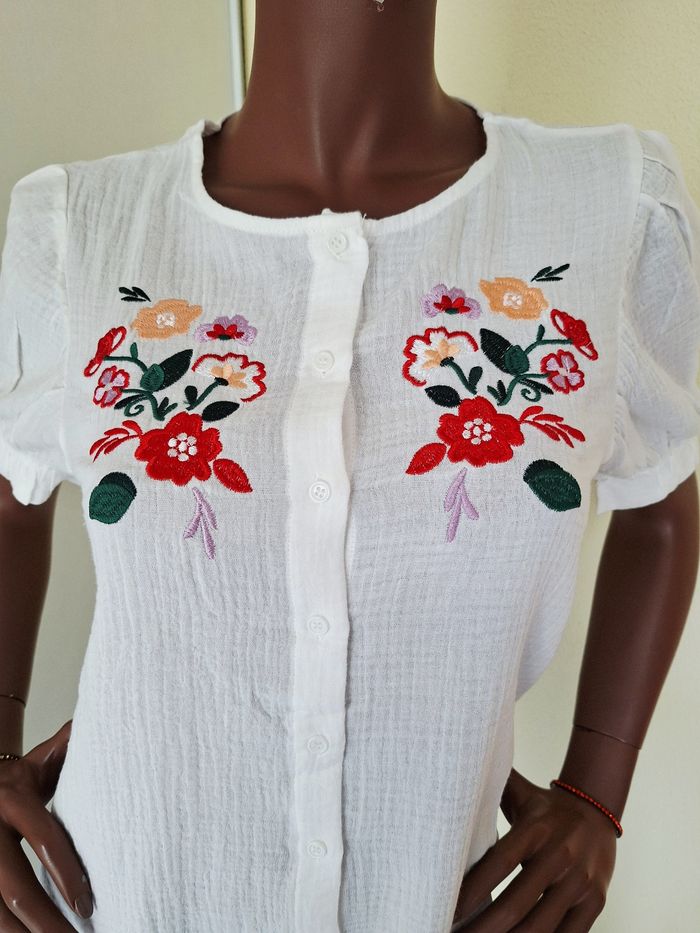 Chemise en coton taille M marque Suzzy & Milly - photo numéro 2