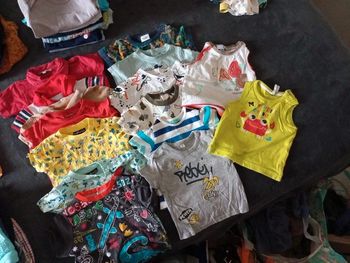 Lot hauts manches courtes