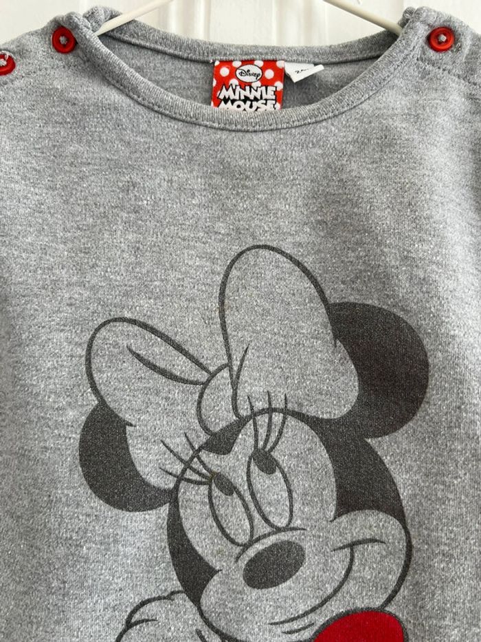 Robe Minnie grise et rouge 2 ans - photo numéro 3