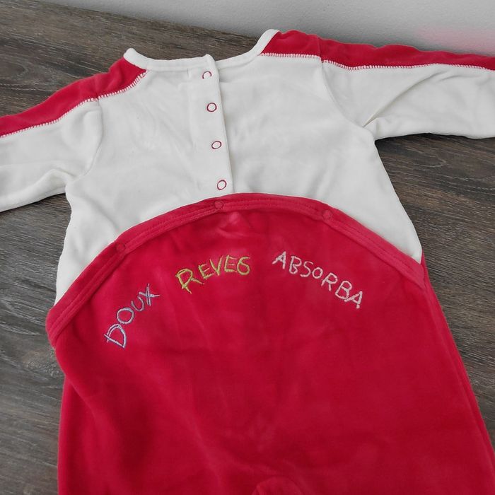 Absorba- pyjama coton velours 12 mois - photo numéro 4