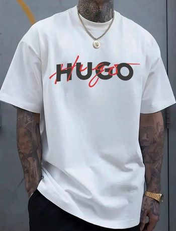 T-shirt blanc imprimé tendance