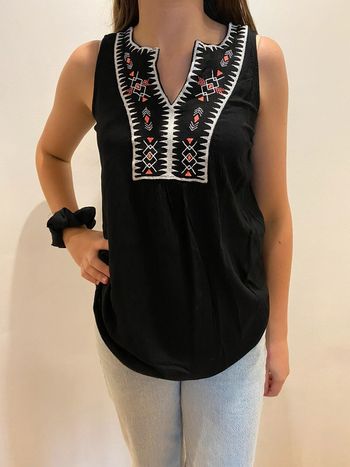 Débardeur coloré / noir