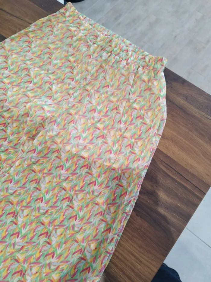 Pantalon fluide coloré été "Gemo" - Taille 40 - photo numéro 4
