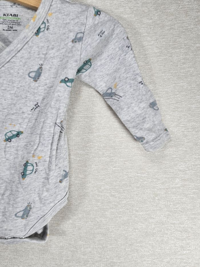 Bodie manche longue voiture kiabi 3 mois - photo numéro 3