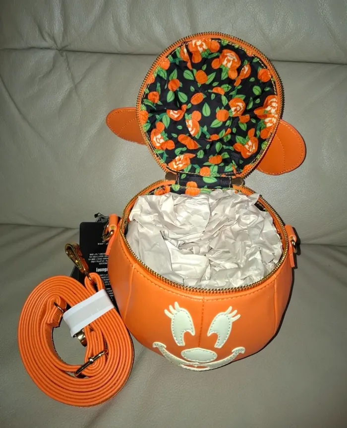 Sac bandouillere Minnie Mouse citrouille halloween disney - photo numéro 8