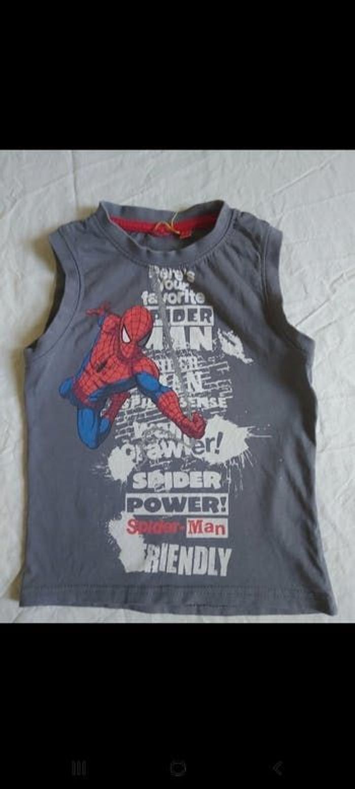 Débardeur Spiderman 3 ans 4 ans