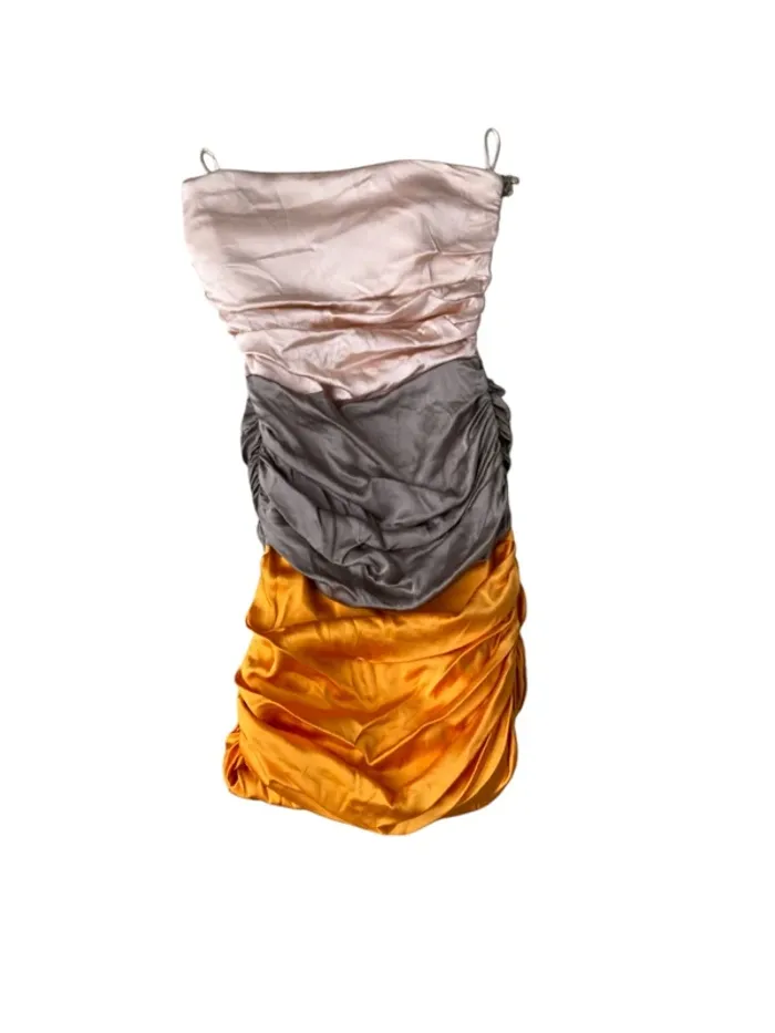Robe bustier en soie Elisabetta Franchi taille 42 IT (38 FR)